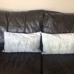 Pair of Bouclair accent pillows